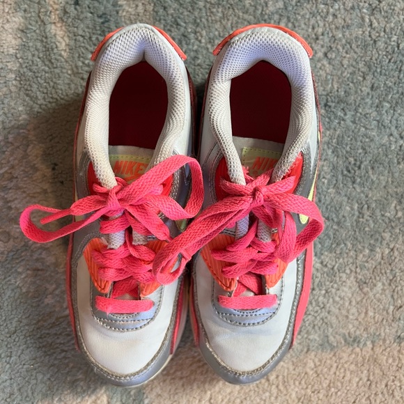 Nike Air Max 90 Ltr Little Kids Style: 724853-001 Size: 1Y Silver Pink - Picture 6 of 6